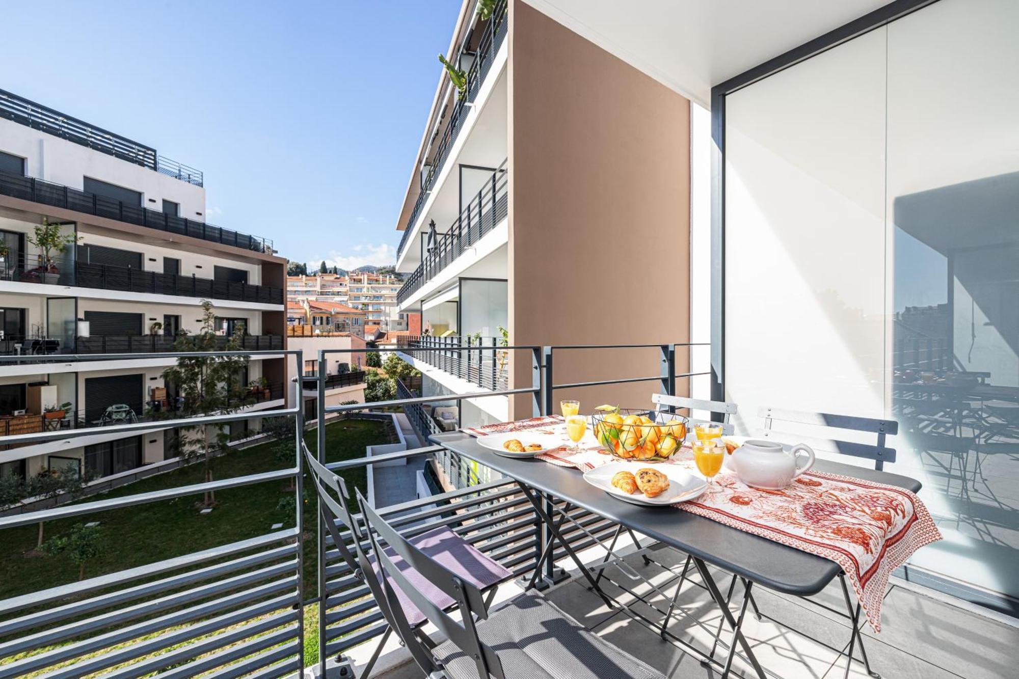 Queen Riviera : Climatisation, Parking, Terrasse Apartment Menton